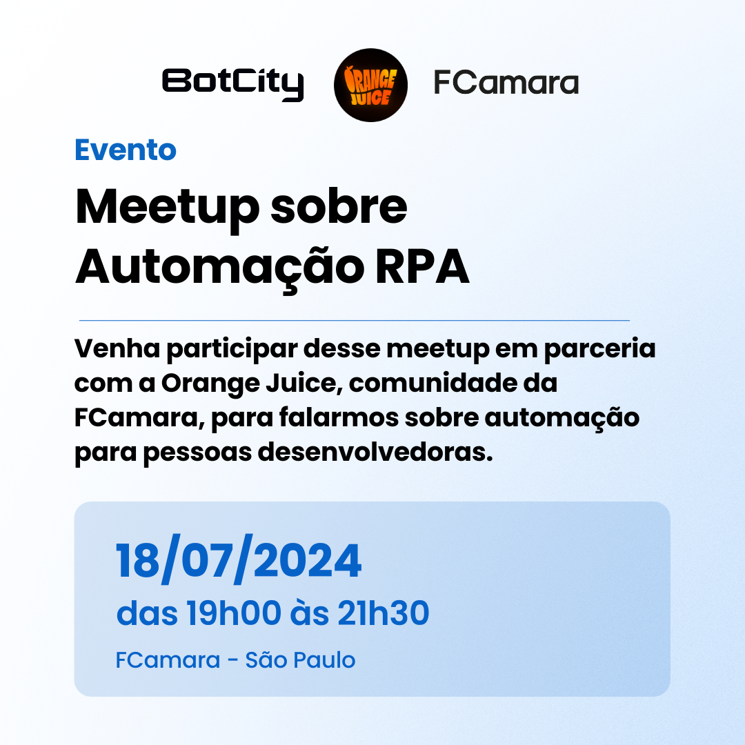 Meetup Comunidade BotCity em São Paulo