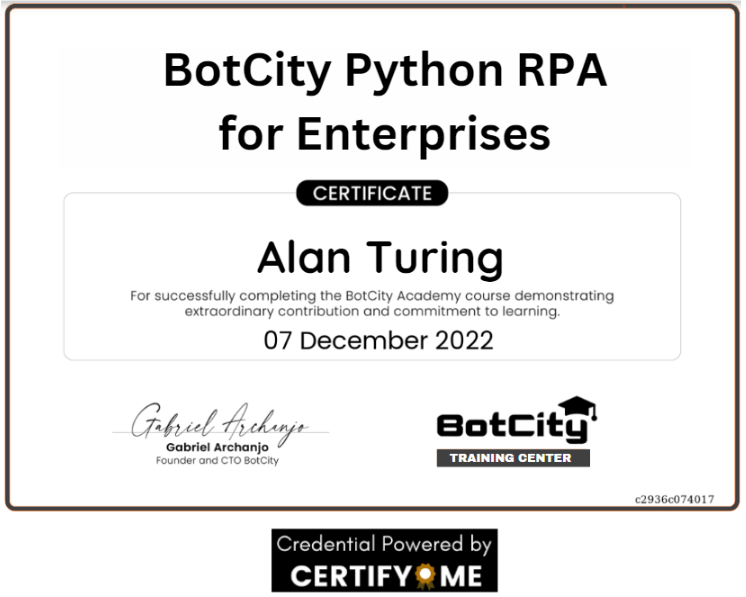 certificado certificado